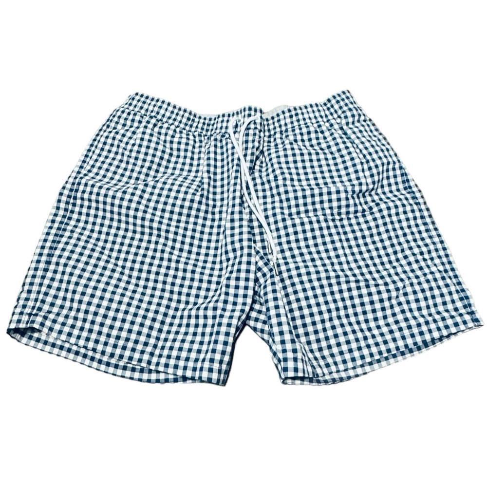 BONOBOS**Navy/White Checked Swim Shorts***Large $89 EUC